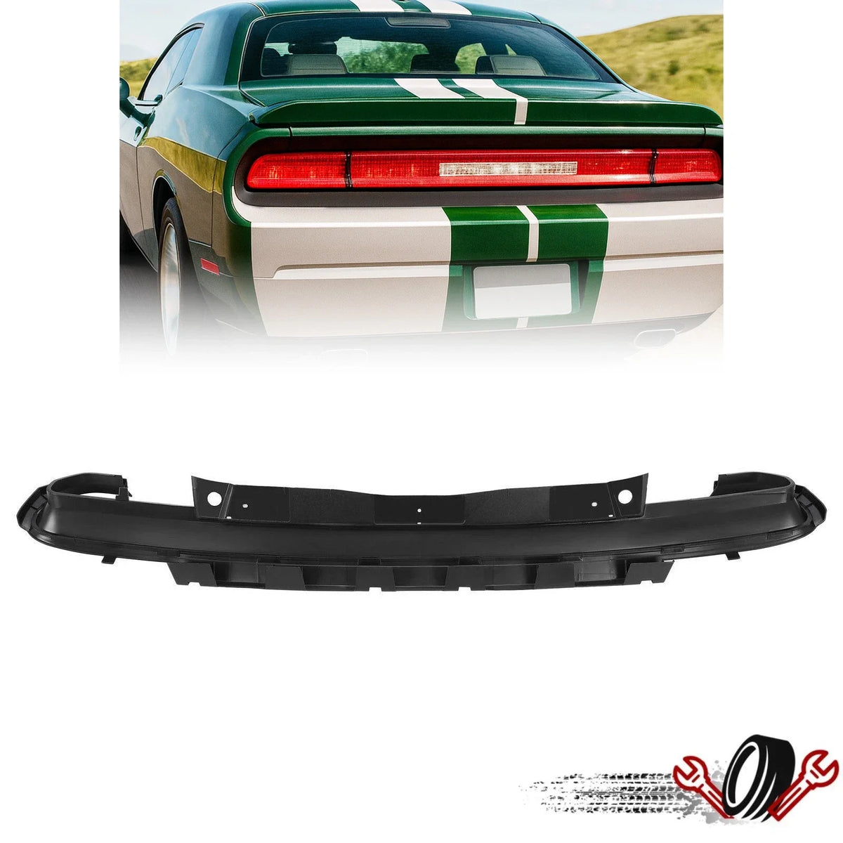 Tail Light Surround for Dodge Challenger (2008–2014) Black