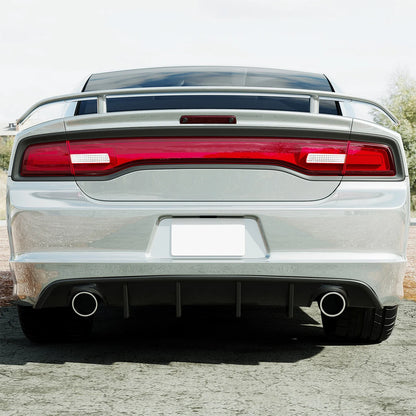 Matte Rear Lip Diffuser for Dodge Charger SRT V2 (2012-2014)