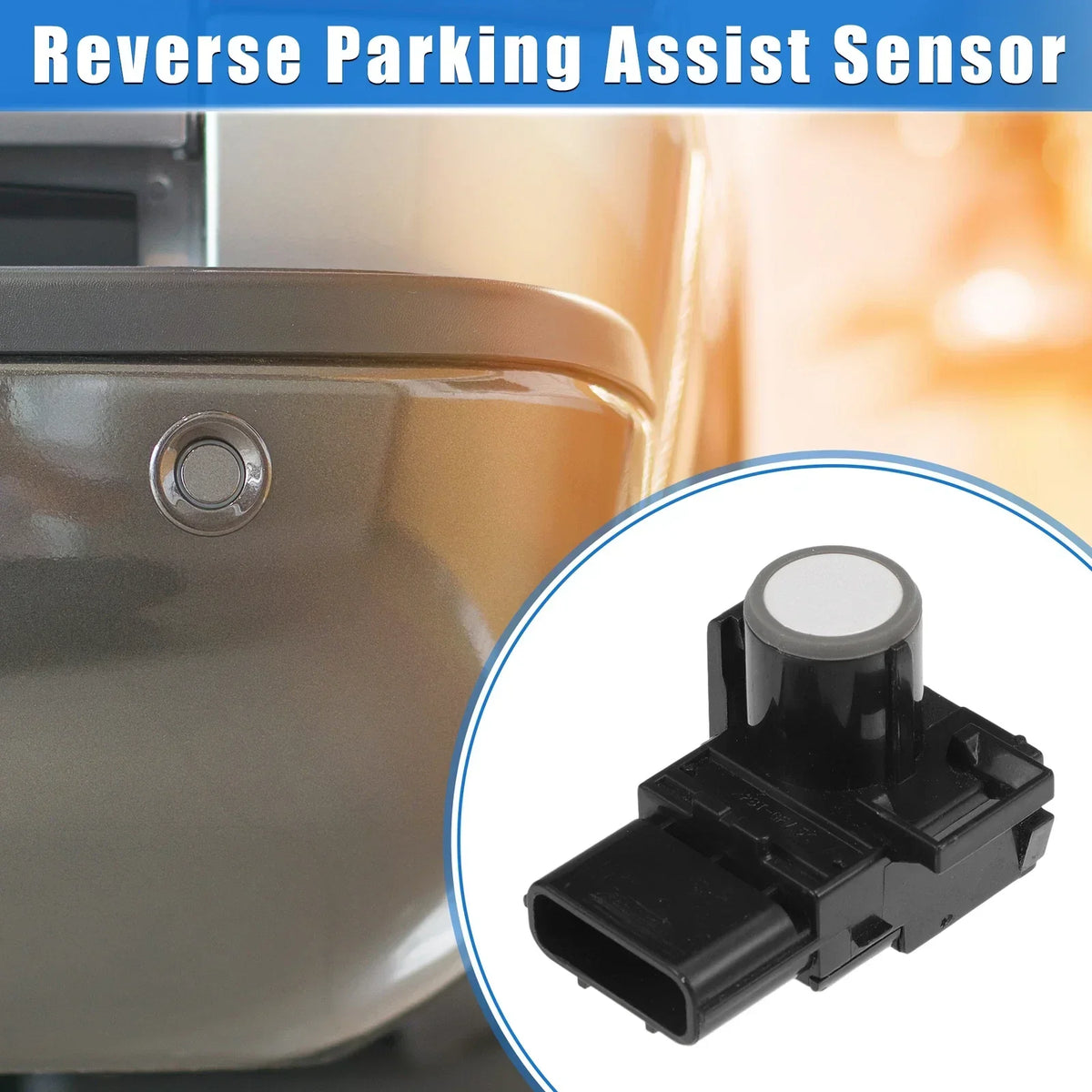 Black Rear Parking Assist Sensor for Toyota Hilux N70