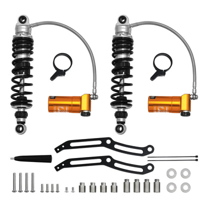 Remote Reservoir Rear Suspension Shocks for Harley Road Electra Glide (2014–2024)