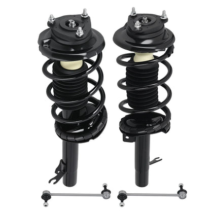 Set of 4 Front Suspension Strut Spring Assemblies for Ford Focus 2000-2005