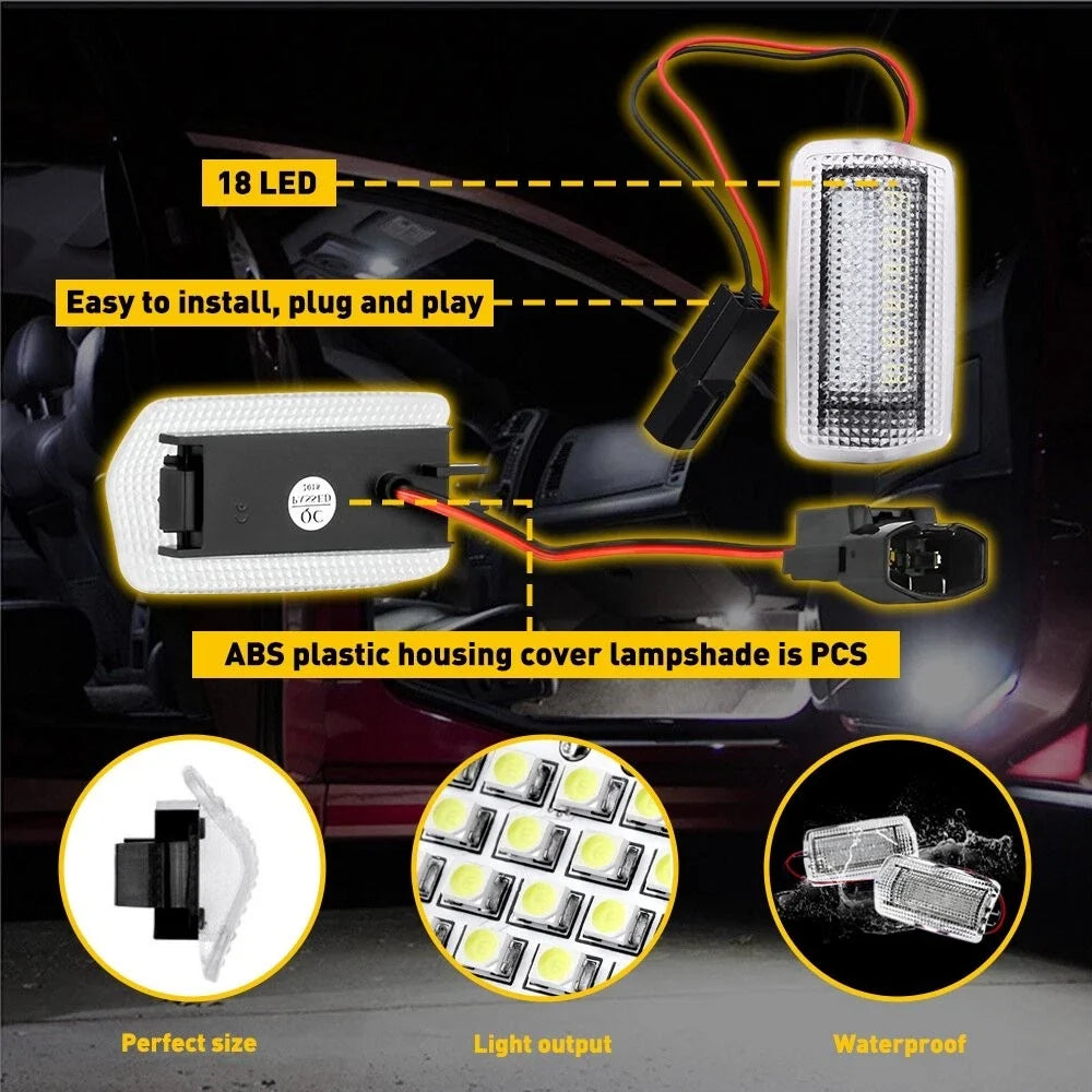 2010-2023 Toyota Camry Prius Avalon 4Runner LED Side Door Light Lamp
