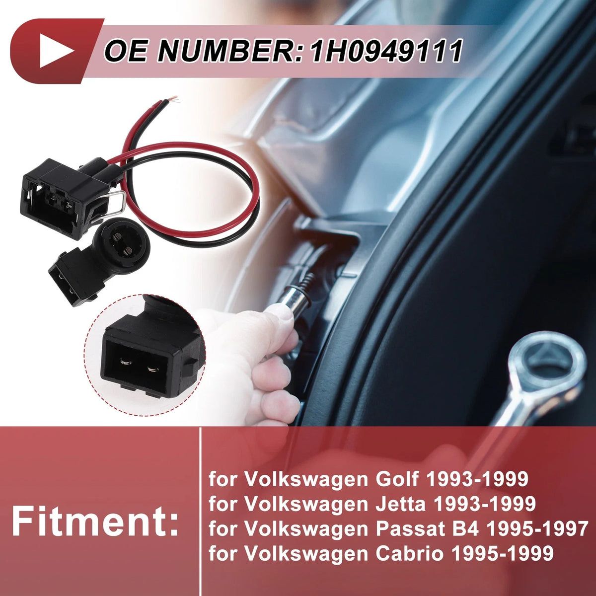 Side Marker Light Socket for Volkswagen Golf (1993–1999) No. 1H0949111