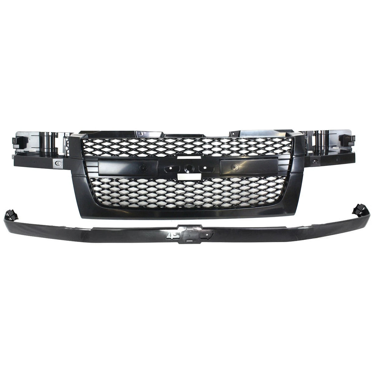 Grille Assembly Kit for Chevy Colorado (2004–2012) Textured Dark Gray Shell