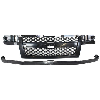 Grille Assembly Kit for Chevy Colorado (2004–2012) Textured Dark Gray Shell