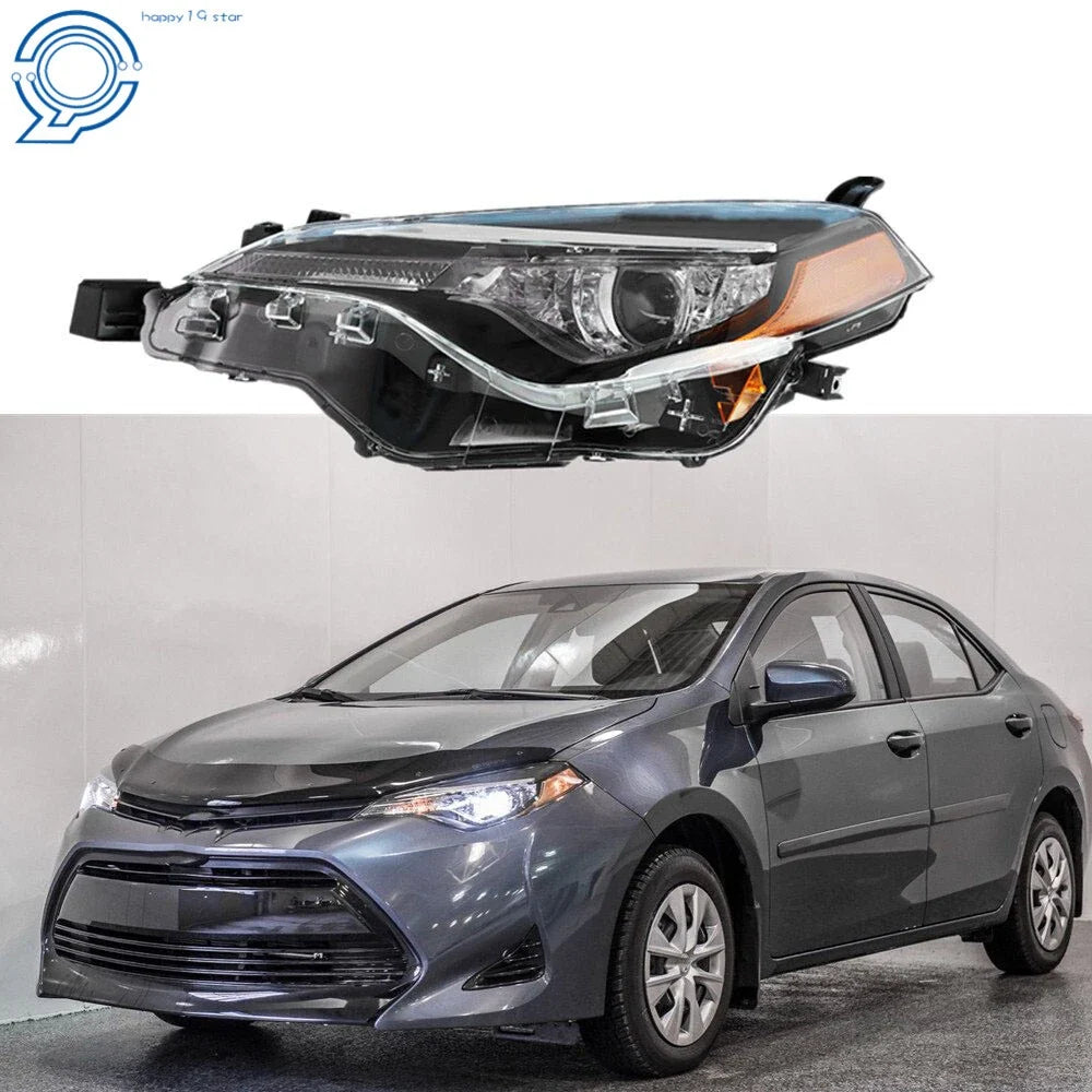 Left Headlight for Toyota Corolla CE L LE ECO (2017–2019)