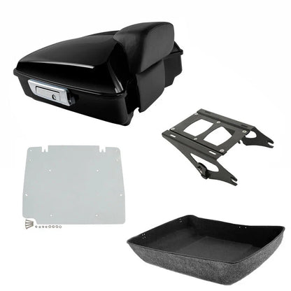 Chopped Trunk Backrest Mount Plate for Harley 2014-2026