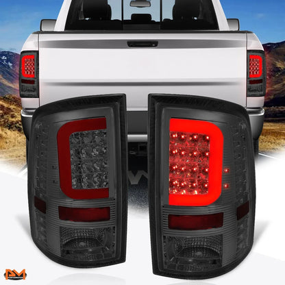 3D LED C-Bar Tail Light - Smoked Red for 2009-2017 Dodge Ram Pickup