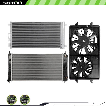 AC Condenser Cooling Fan Kit for Pontiac G6 Saturn Aura (2006-2010)