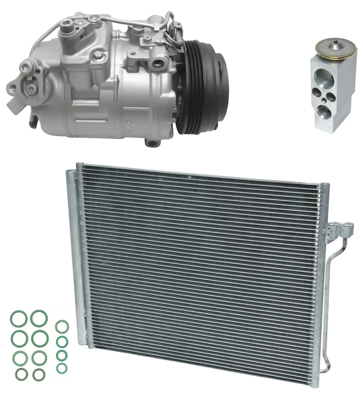 AC Compressor Kit With Condenser for BMW 750Li xDrive (2011–2011)