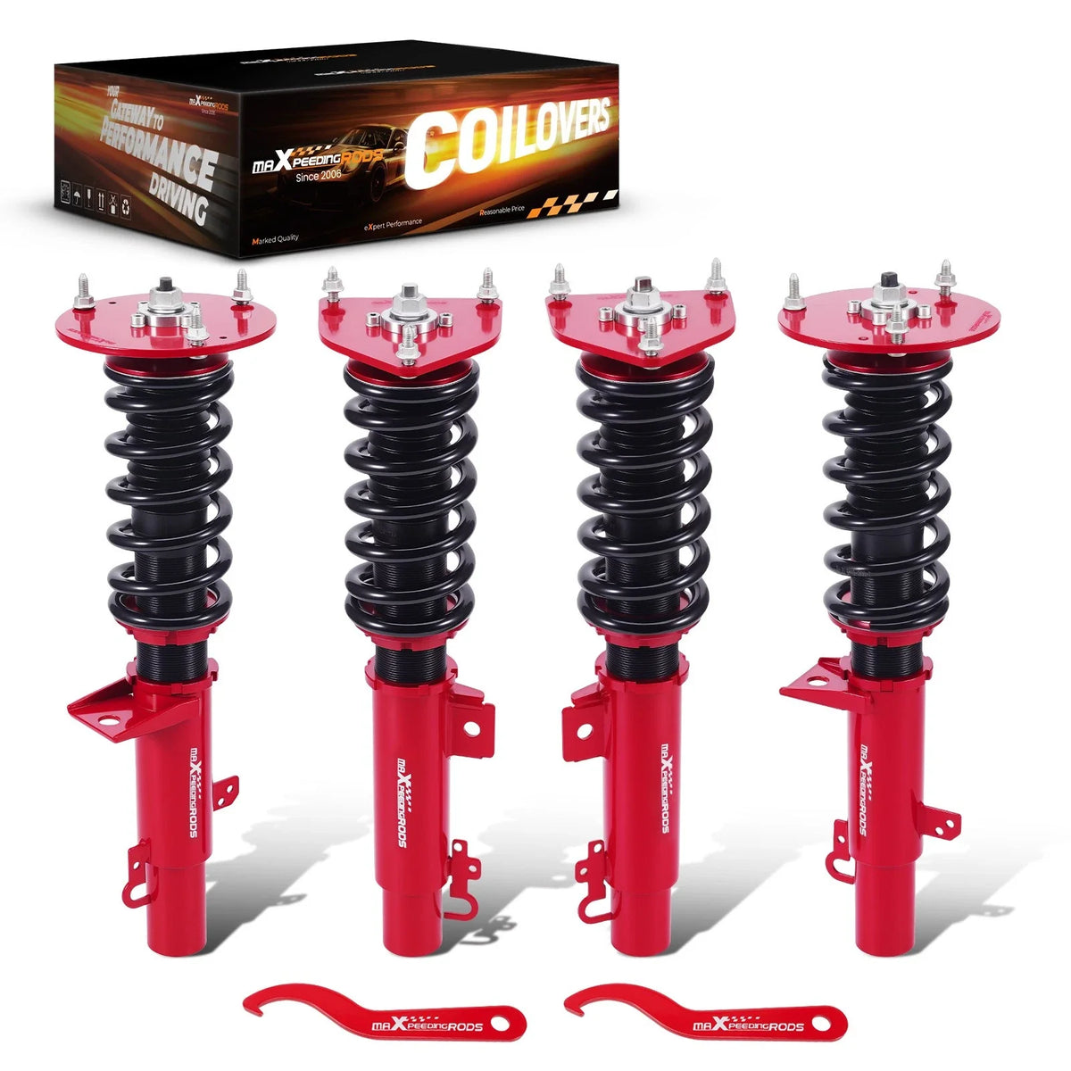 Complete Coilover Set for Ford Taurus Sedan (1996-2007)