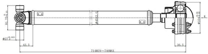 Front Drive Shaft AWD/4WD for Ford Explorer 2002-2005