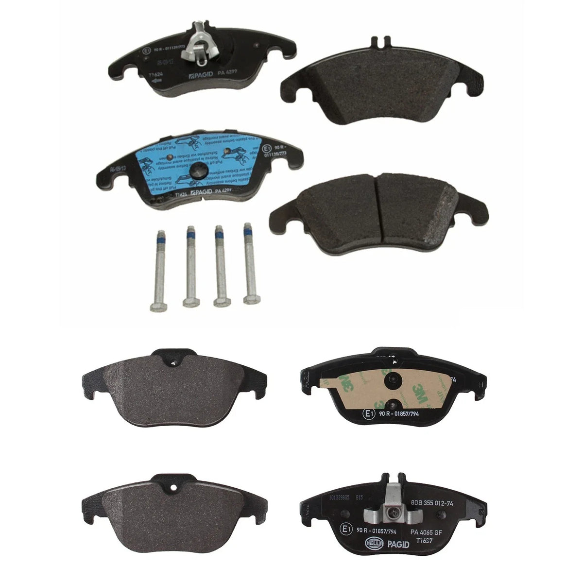 Disc Brake Pads Kit for Benz W204 C250 C207 E350 (2007–2015)