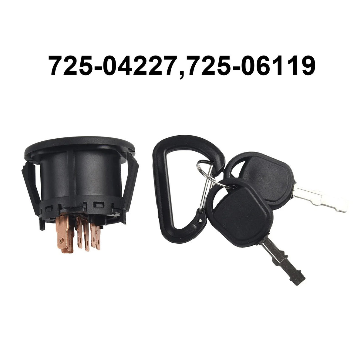 Key Switch Replacement for Consumer Riding Mowers (925-06119, 925-06119B)