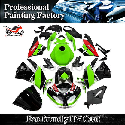 Green Black ABS Fairing Kit for Kawasaki ZX6R ZX-6R (2009–2012)