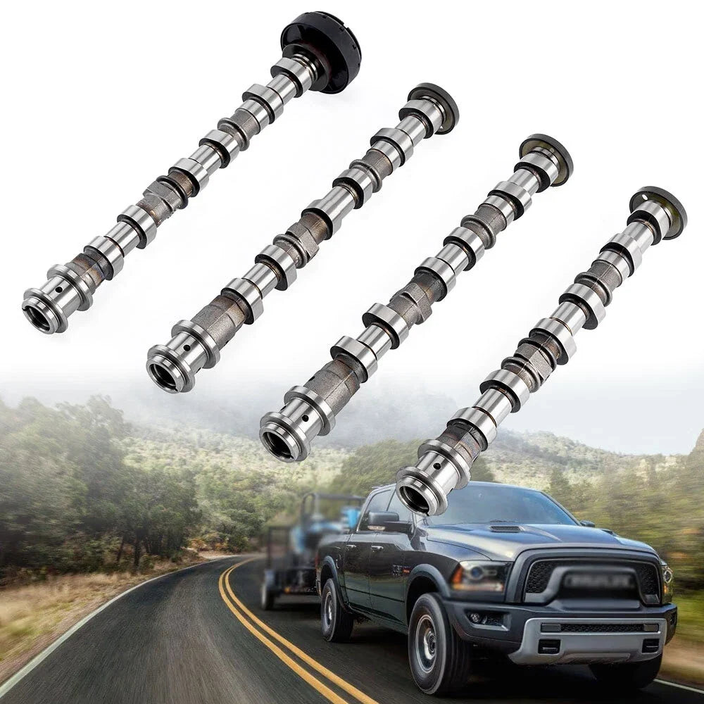 4 Engine Camshafts for Dodge RAM (5184377AG, 5184378AG, 5184379AG, 5184380AG)