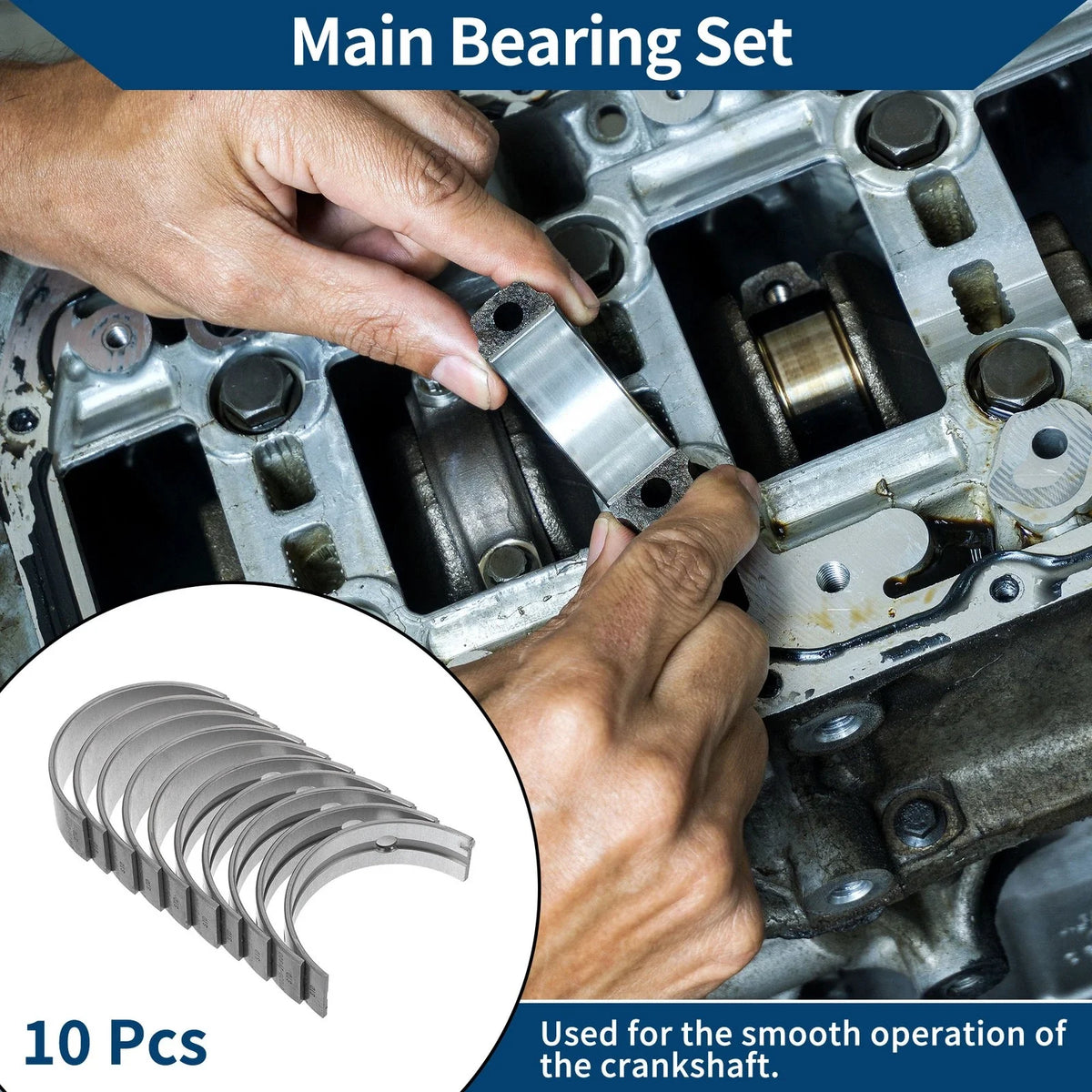Main Bearing Set No. 210202F900 for Kia Sportage III (1995–2012)