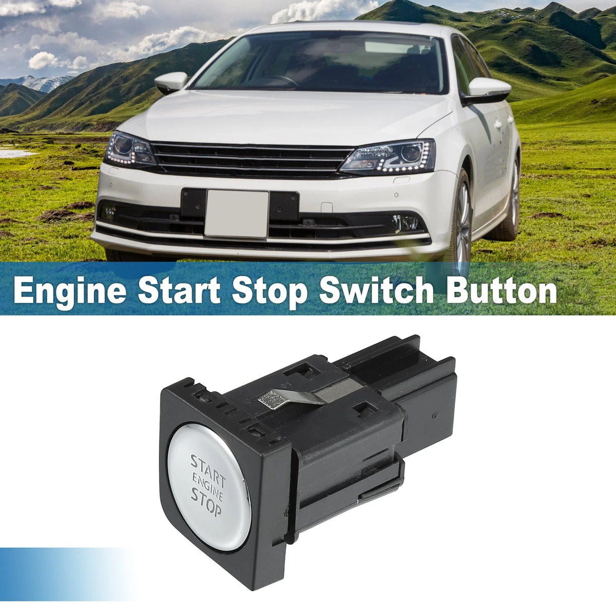 Engine Start Stop Switch Button for Volkswagen Jetta (2011–2018) No.16D959839