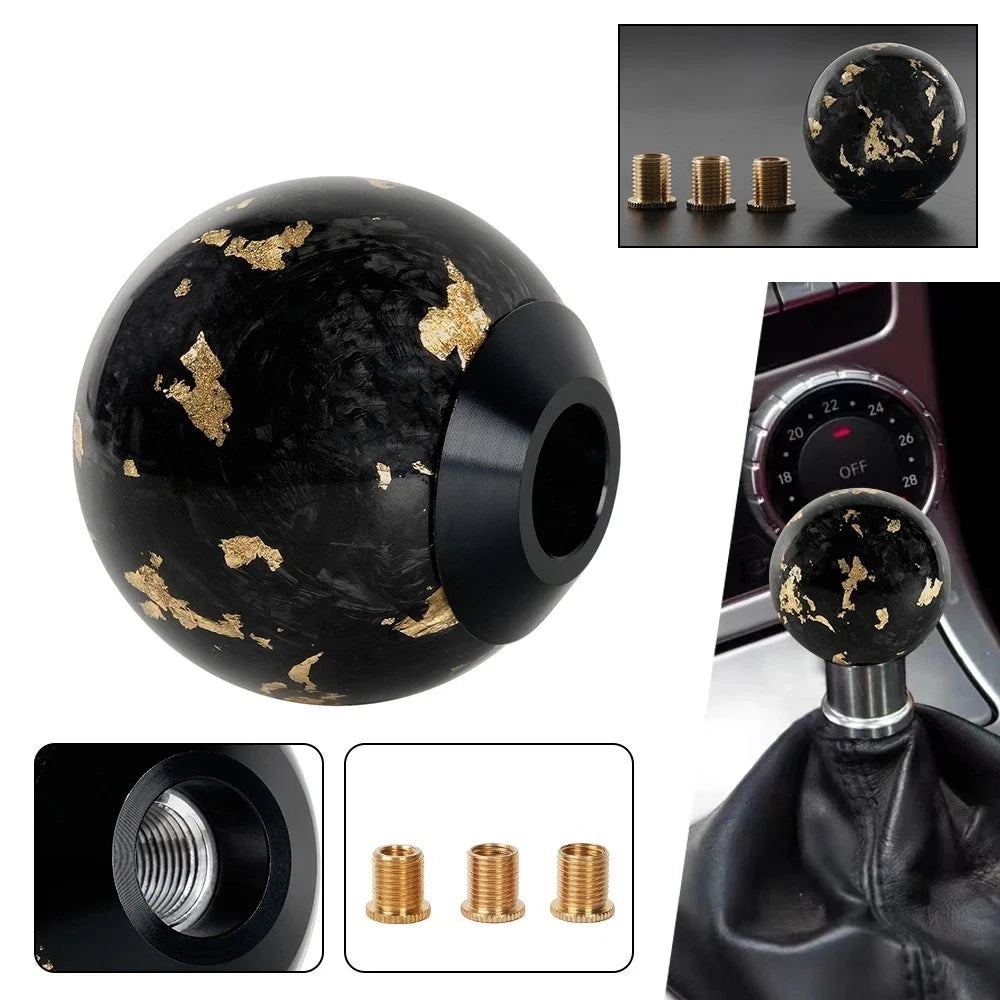 Carbon Fiber Gear Shift Knob - Universal Manual Shifter