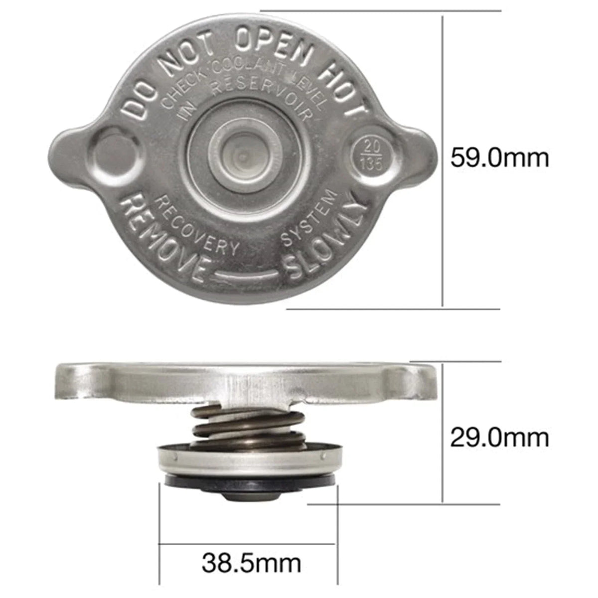 Radiator Cap (1990–1997) for Toyota Lexcen