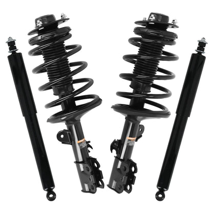 Coil Spring and Complete Strut Shock Set for 1998-2003 Toyota Sienna