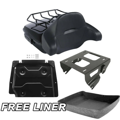 Chopped Trunk Rack Plate Solo Mount for Harley Electra Glide 2014–Present