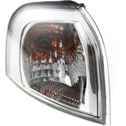 Corner Light for Volvo S80 (2004–2006) Passenger Side, Chrome Trim, Bulb