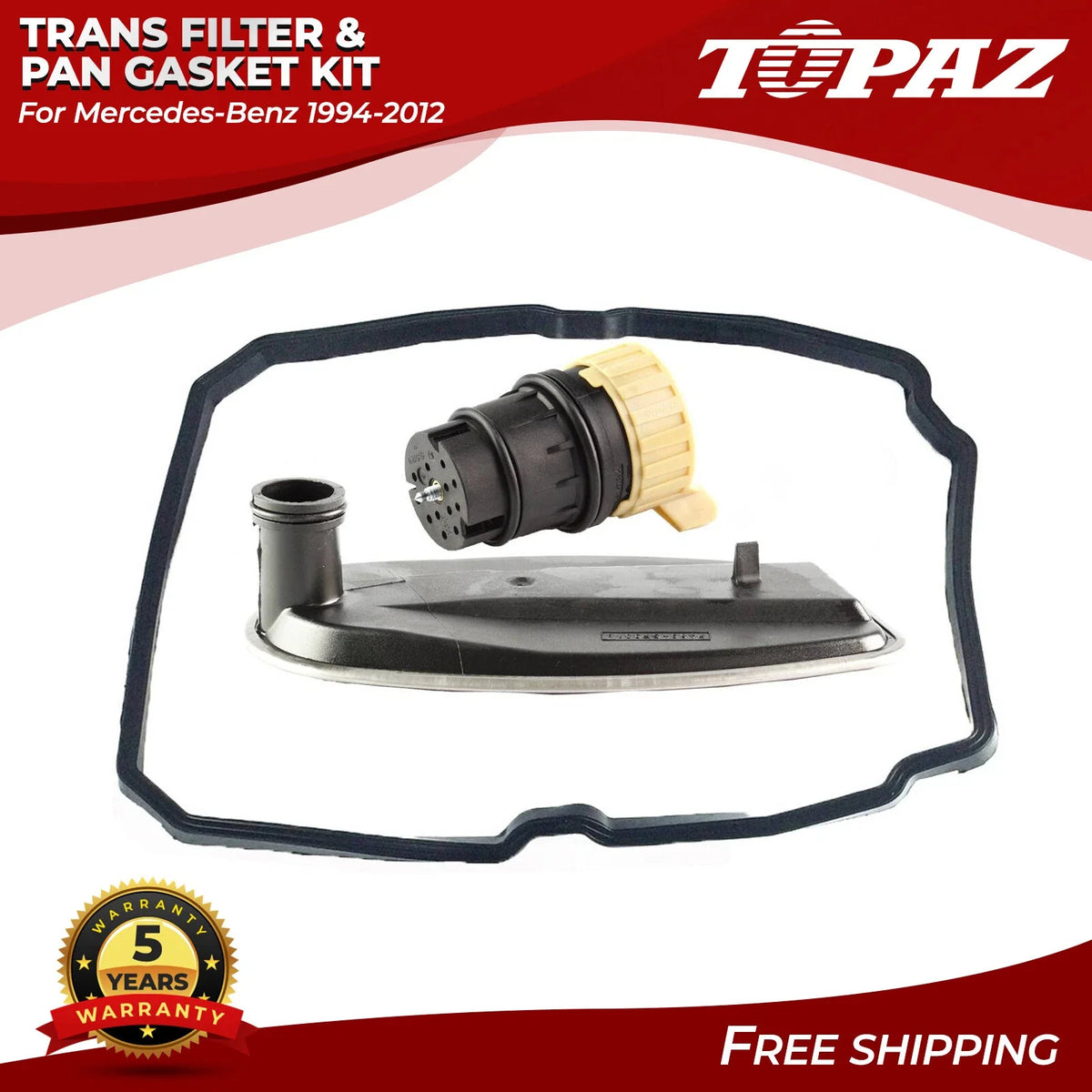 Transmission Filter and Oil Pan Gasket Set for Mercedes