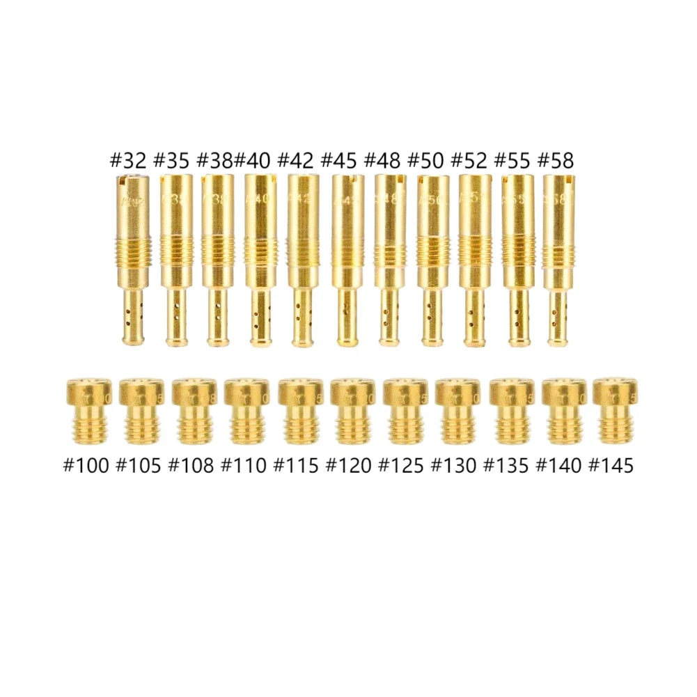 Carburetor Jet Kit for Carburetor Tuning (Main Sizes 100-145)