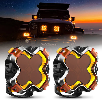 2X 6" LED Work Light Pods for Jeep ATV Van - Off Road (2010–2023)