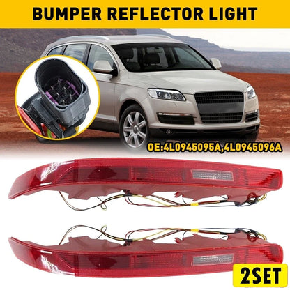 Set of 2 Rear Bumper Reverse Light Tail Fog Lamps for Audi Q7 (2006–2015)