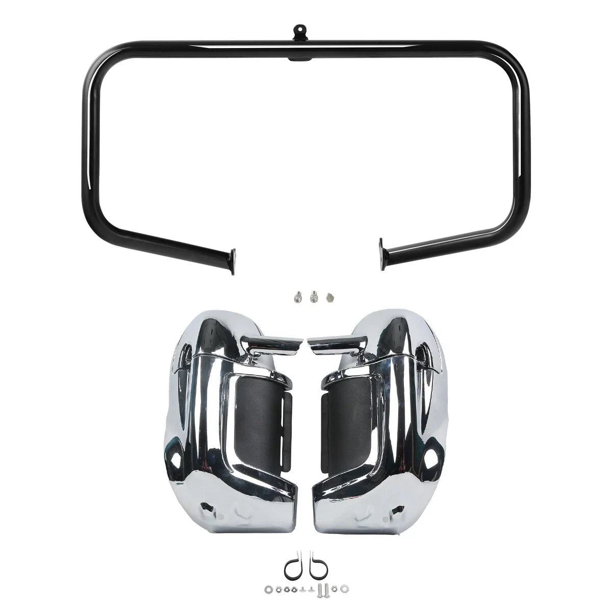 Crash Bar with Lower Vented Fairings for Harley Road King (2009–2013)