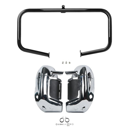 Crash Bar with Lower Vented Fairings for Harley Road King (2009–2013)