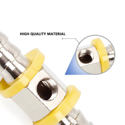 Fuel Pressure Gauge Sensor T-fitting Adapter
