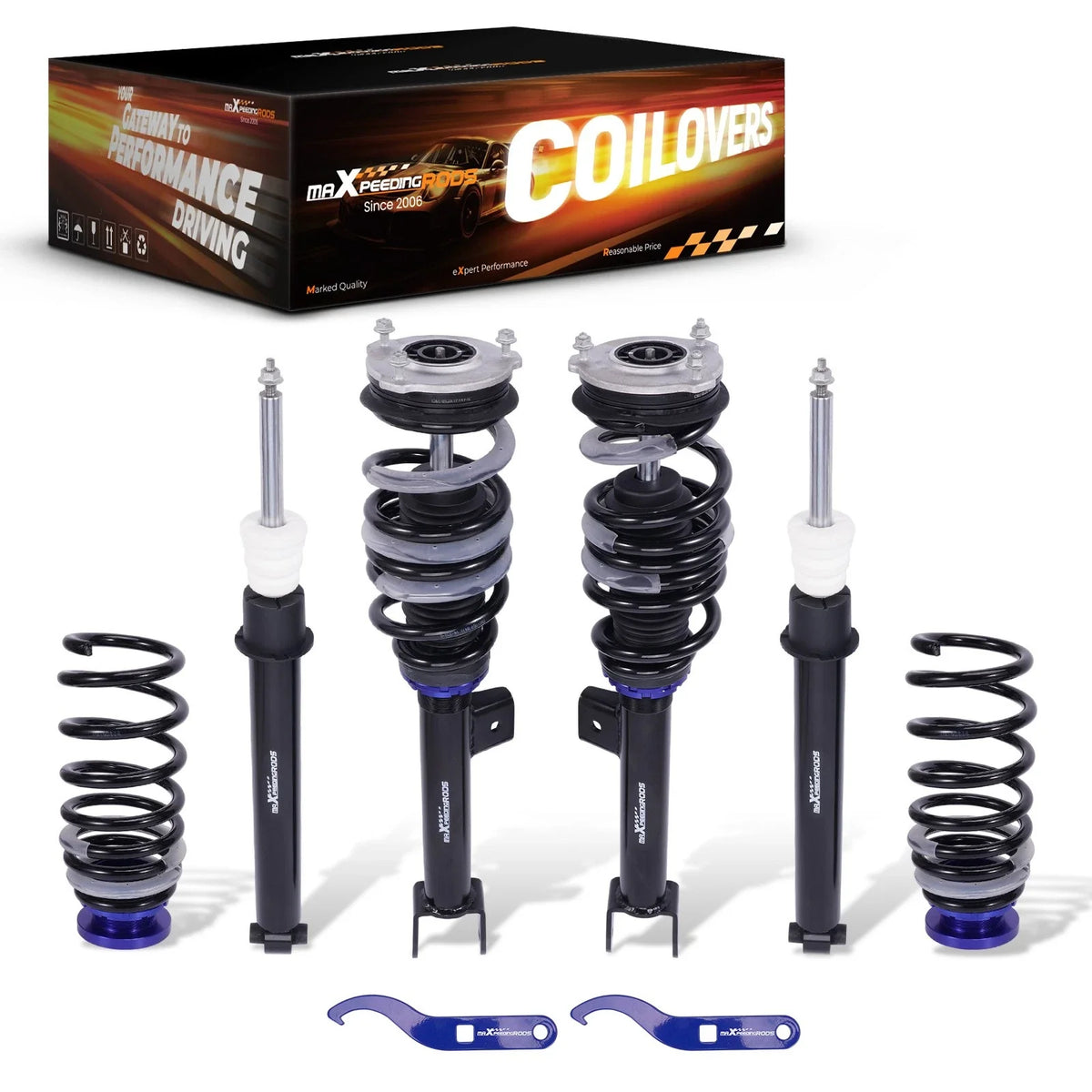 Shock Struts Coilover Set for Tesla Model 3 RWD (2017–Present) Front/Rear