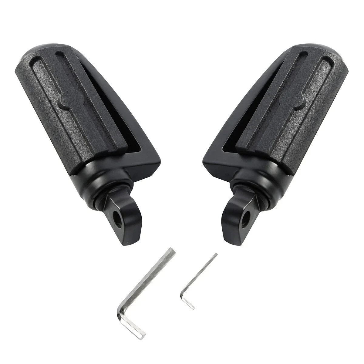 10mm Matte Black Footpeg Pegs for Harley 883 XL1200 (2004–2023)