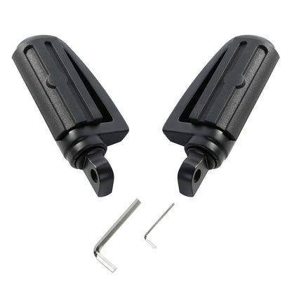 10mm Matte Black Footpeg Pegs for Harley 883 XL1200 (2004–2023)