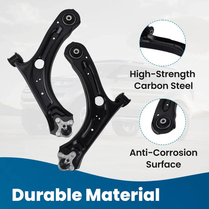 Front Suspension Control Arm w/ Ball Joint Sway Link for Volkswagen Passat (2012–2021)