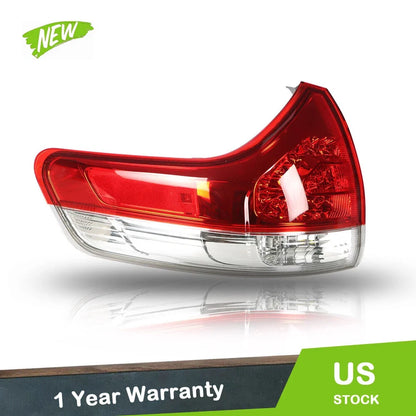 Outer Tail Light Assembly for Toyota Sienna (2011-2014)