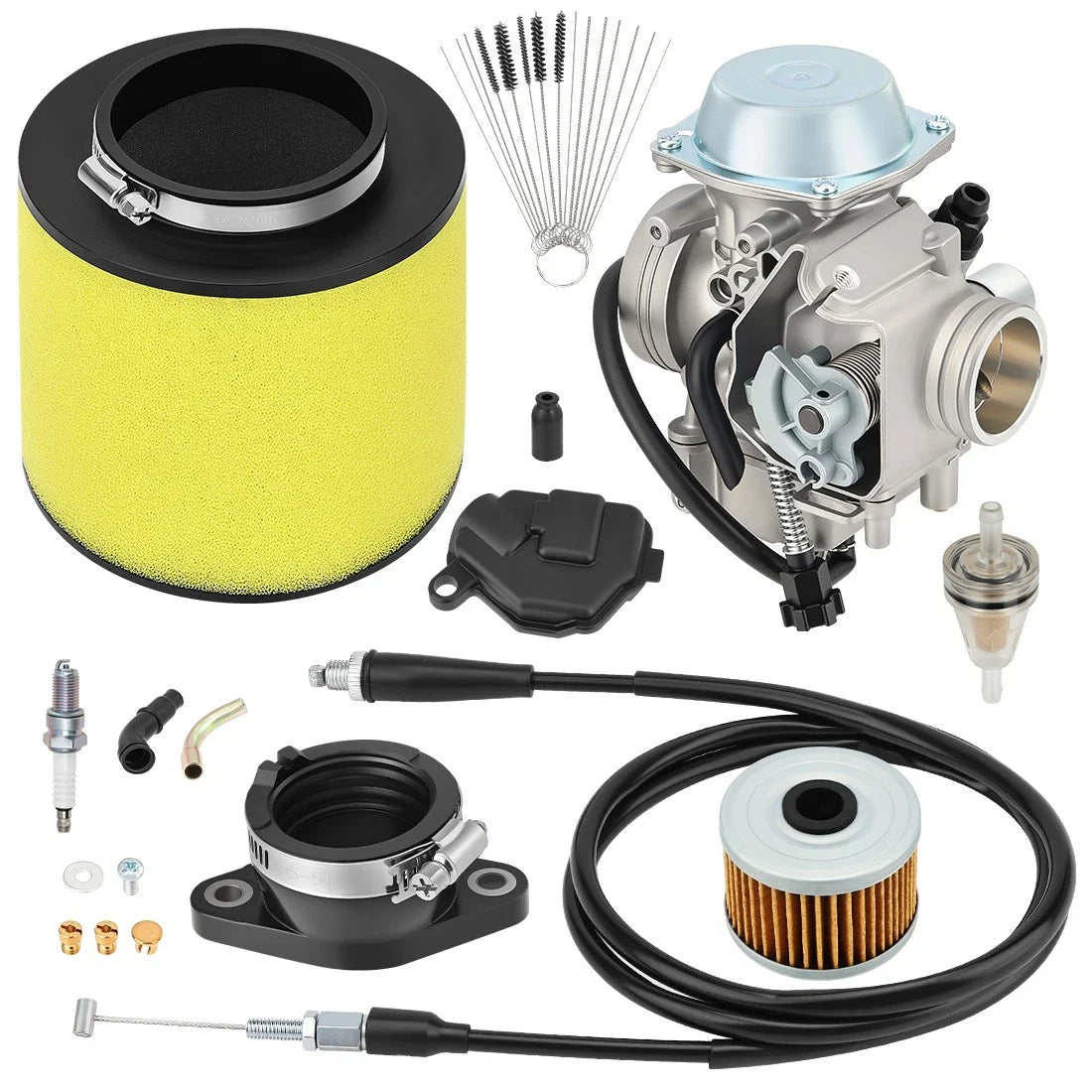 Carburetor for Honda TRX300/TRX300FW 1993-2000 w/Air & Oil Filter