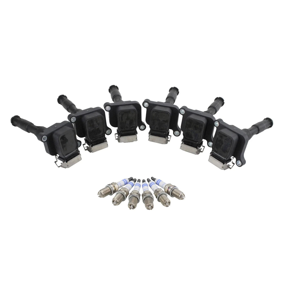 6 Ignition Coils and Spark Plugs for BMW E36 E39 E46 (1998-2006)