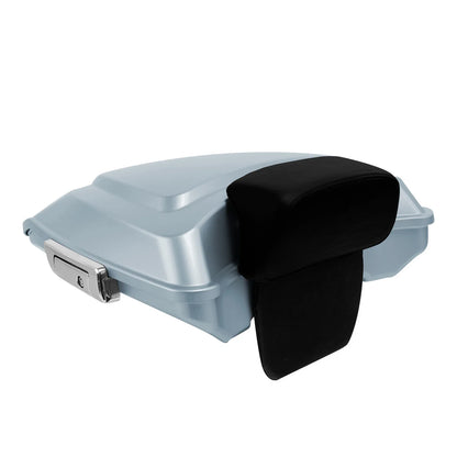 Trunk Backrest Silver Razor for Harley Touring Models 2014-2023