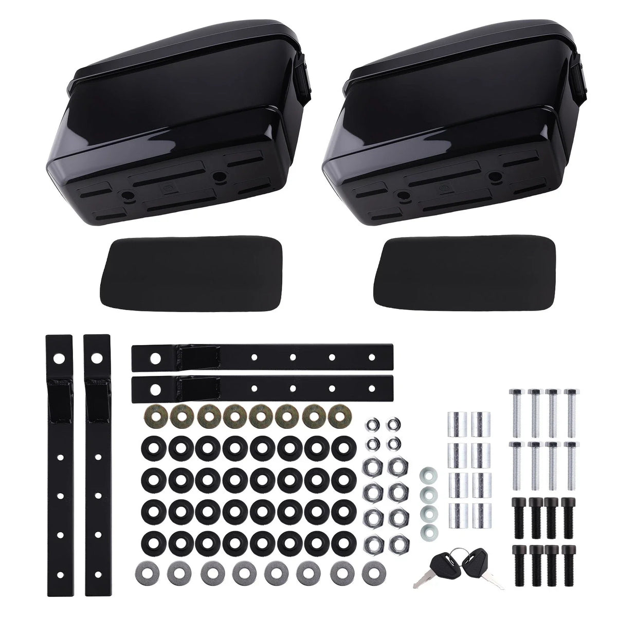 17.8" x 12.6" x 7.9" Universal Saddle Bags for Suzuki Motorcycle