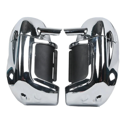Chrome Lower Vented Leg Fairings & Engine Bar for Harley Electra Glide (2009–2013)