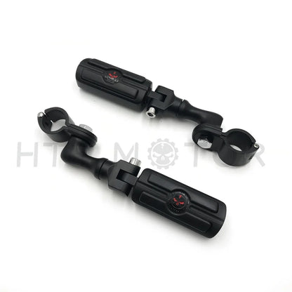 Crash Bar Engine Guard Footpeg with 1 1/2" O-ring for Universal Fit