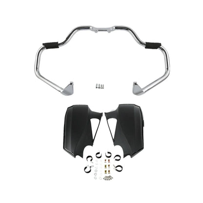 Engine Guard & Lower Fairing Mustache for Indian Chieftain 2016-2018