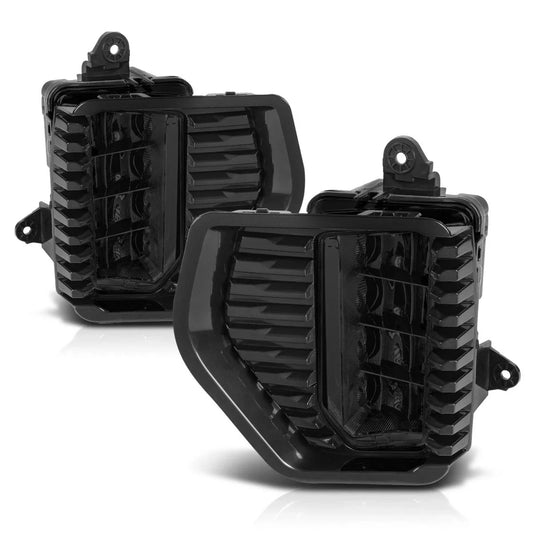 Smoked Lens Full LED Fog Lights for GMC Sierra 1500 (2019–2022)