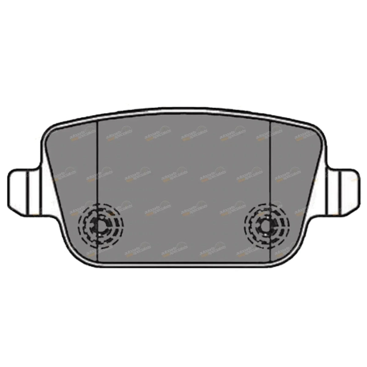 Rear Brake Pad Set for Ford Kuga TE HYDB 2.5L 5cyl (2012-2013)