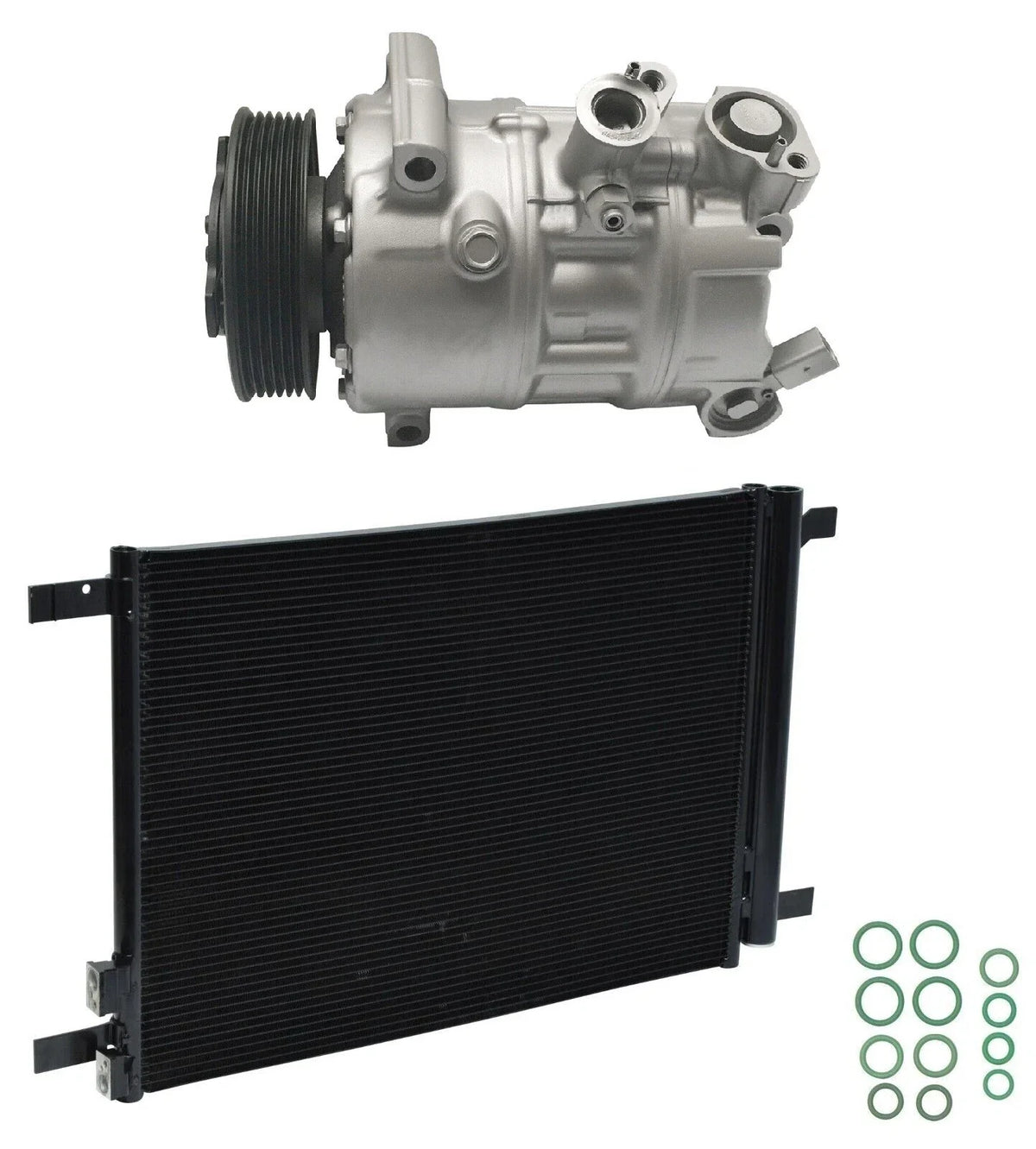 AC Compressor Kit with Condenser for Audi TTS Quattro 2.0L (2019–2019)