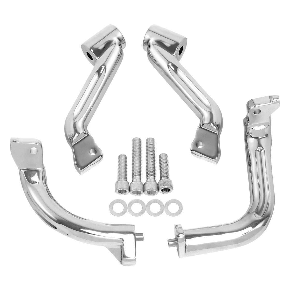 Chrome Driver Floorboard Bracket Kit for 2014-2016 Harley Street Glide